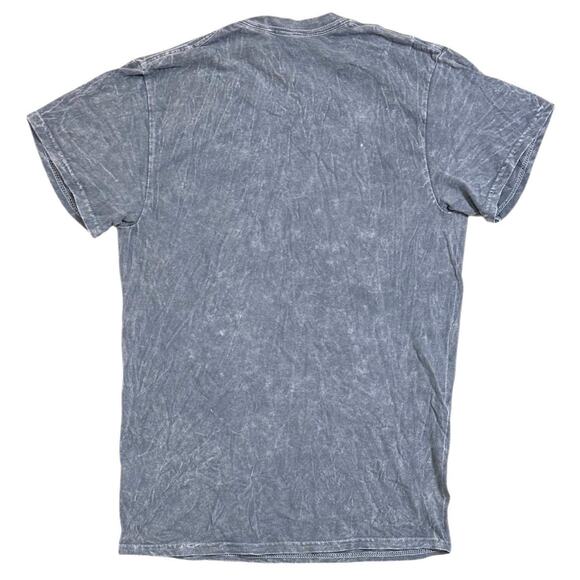 Nirvana T-Shirt Daze Confused Smile Vintage Acid Tie Dye Wash Grey Tee - Picture 2 of 3